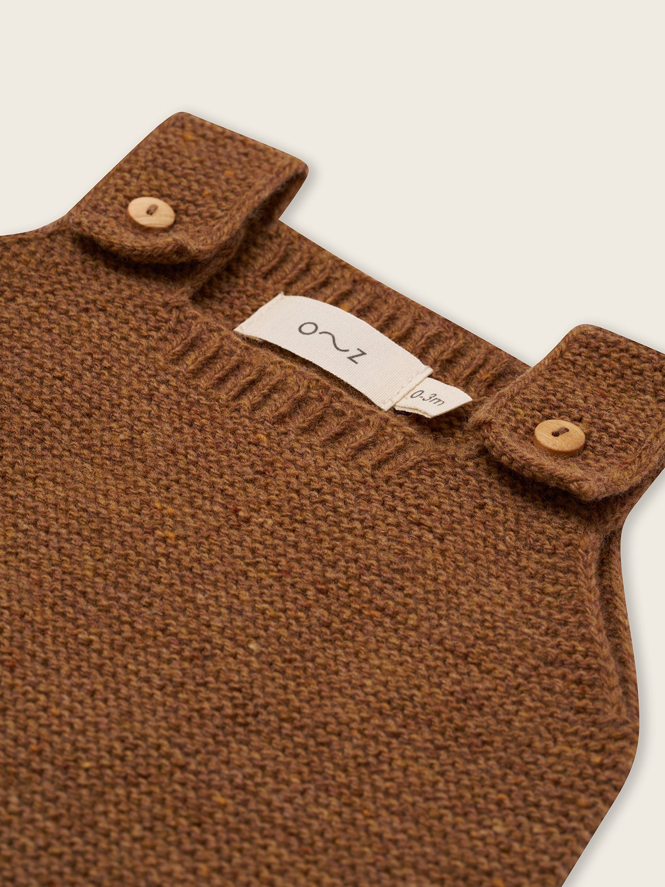 【ORGANIC ZOO】Chestnut Wool Salopette