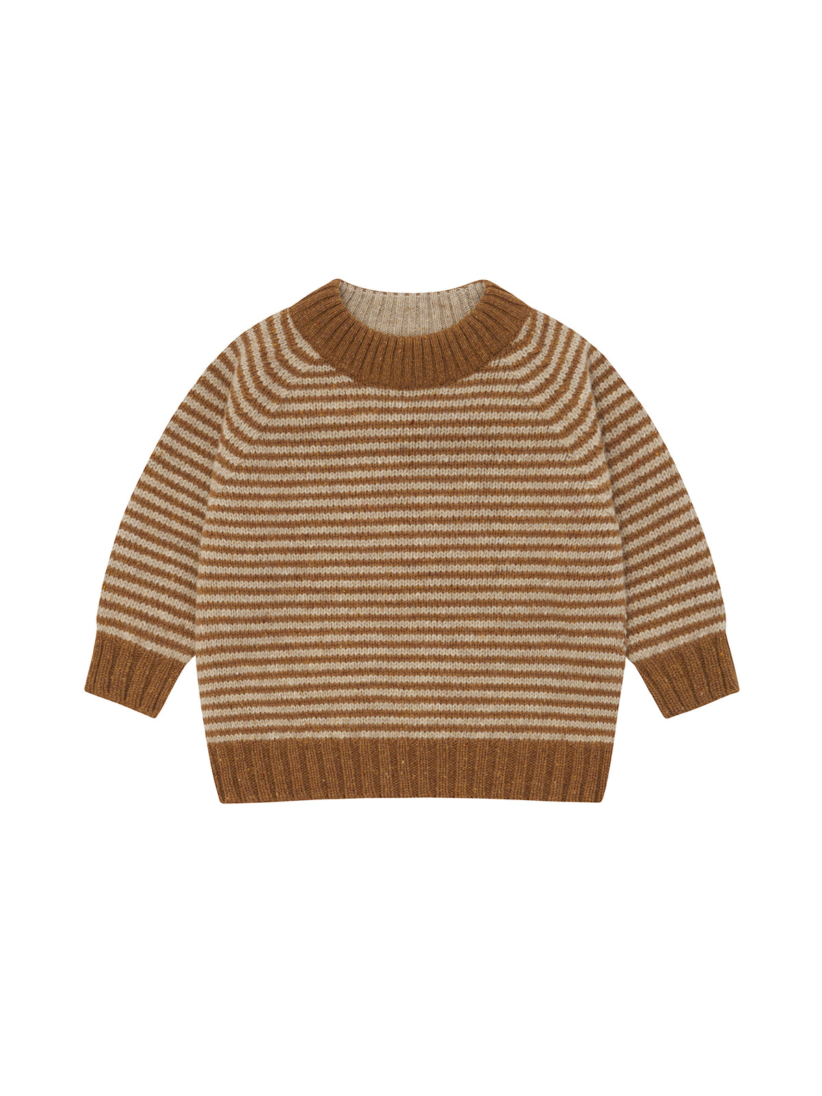 【ORGANIC ZOO】Chestnut Stripes Wool Jumper