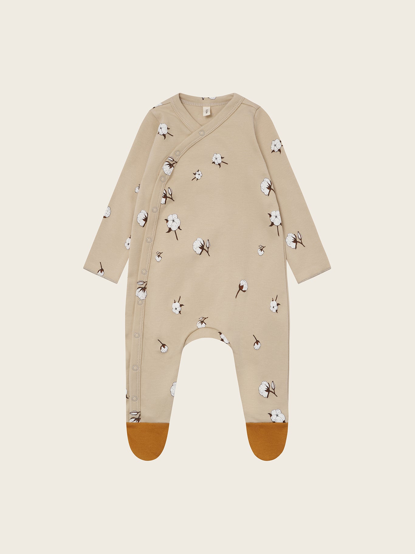 【ORGANIC ZOO】Cotton Field Suit w/ contrast feet