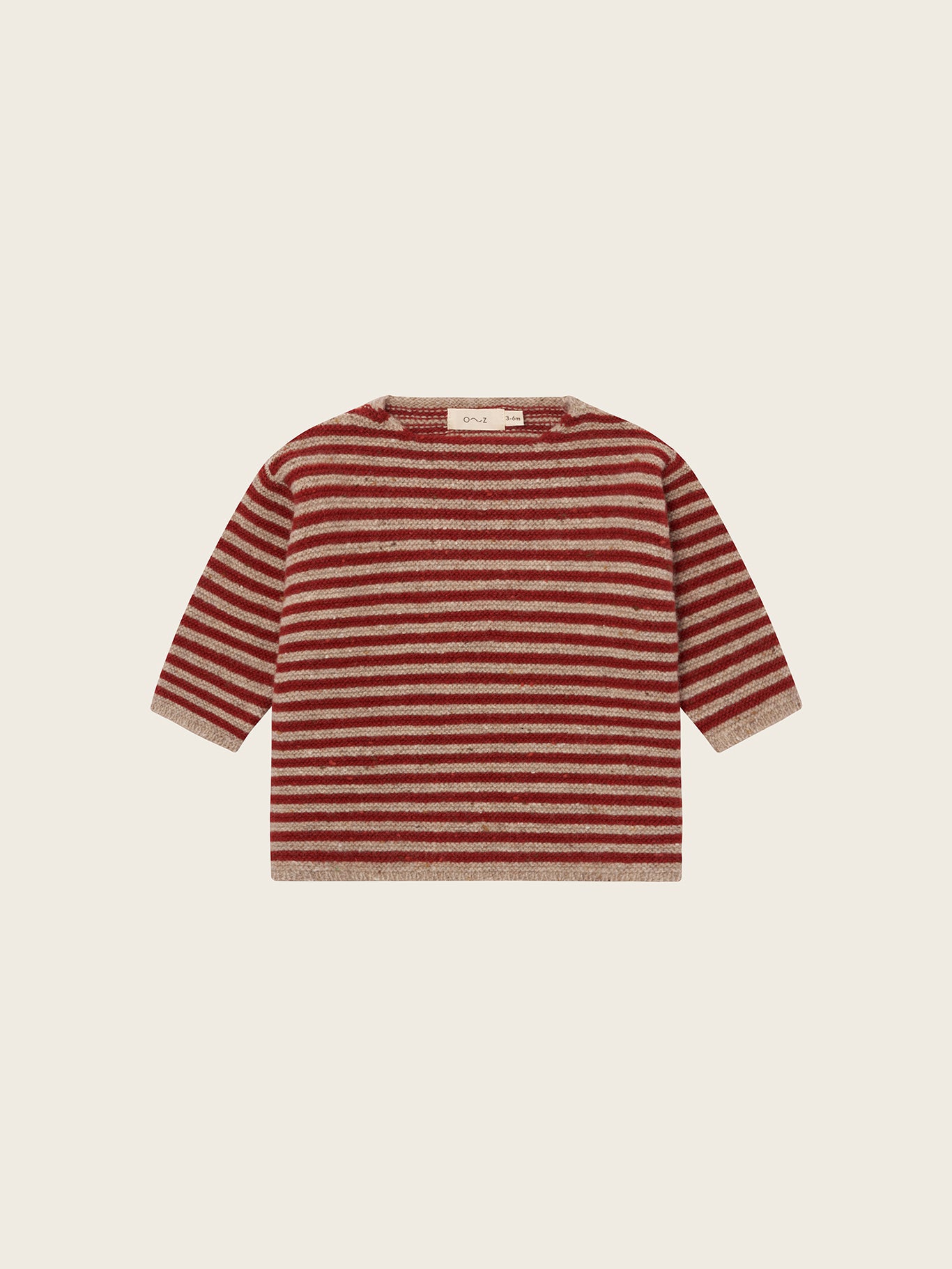 【ORGANIC ZOO】Paprika Stripes Wool Jumper
