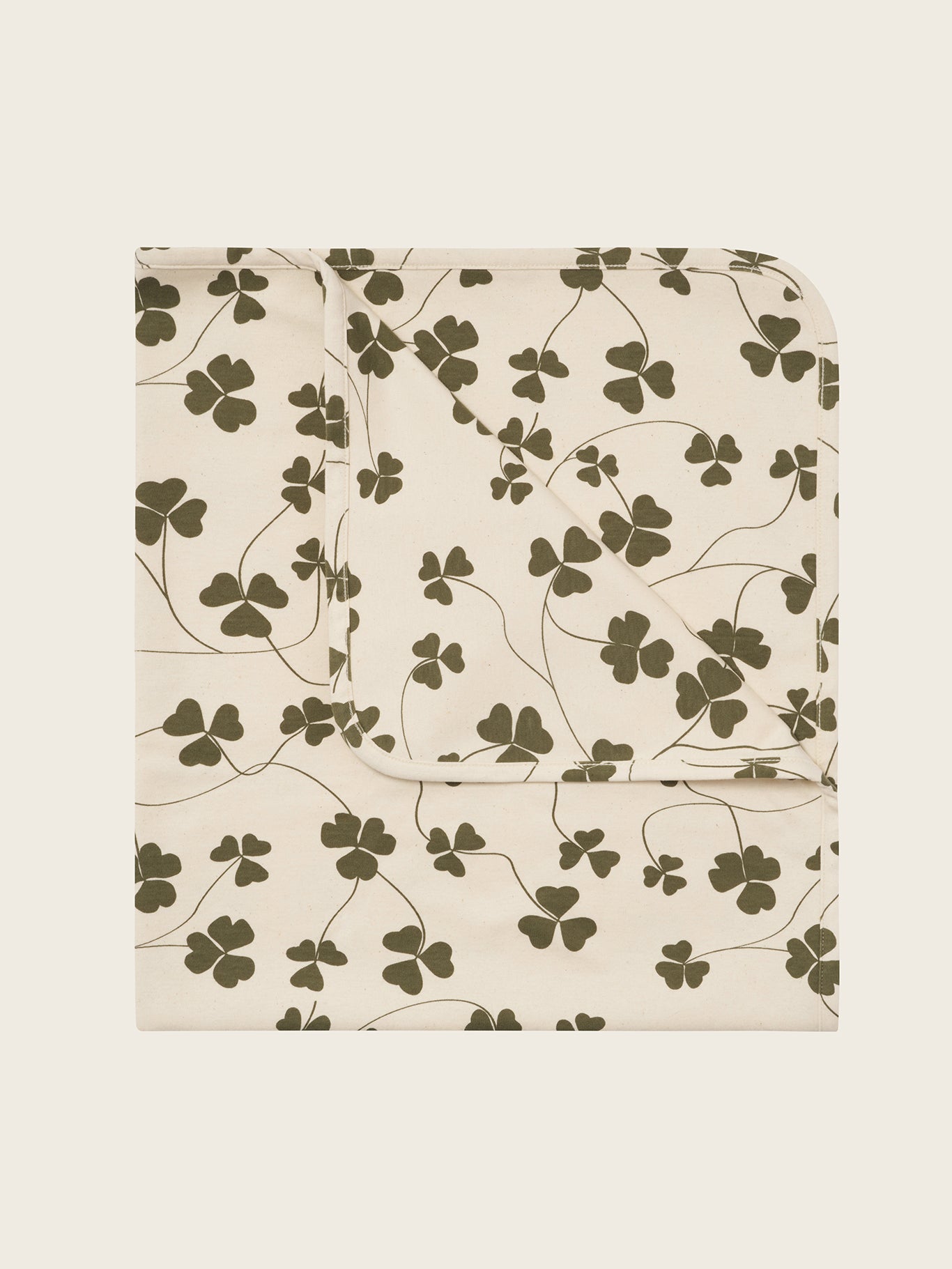【ORGANIC ZOO】Clover Reversible Blanket Undyed
