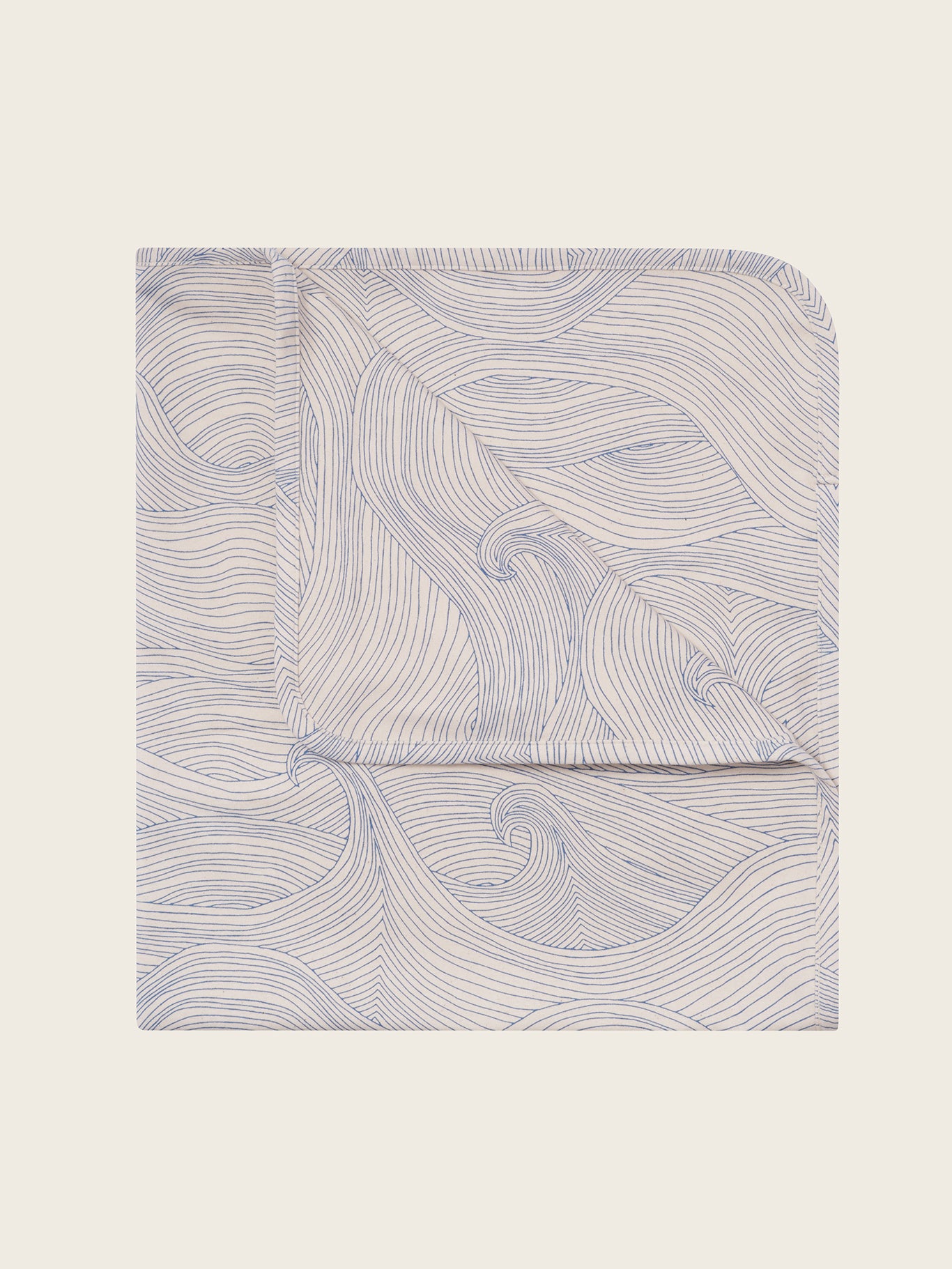 【ORGANIC ZOO】Seascape Reversible Blanket Undyed