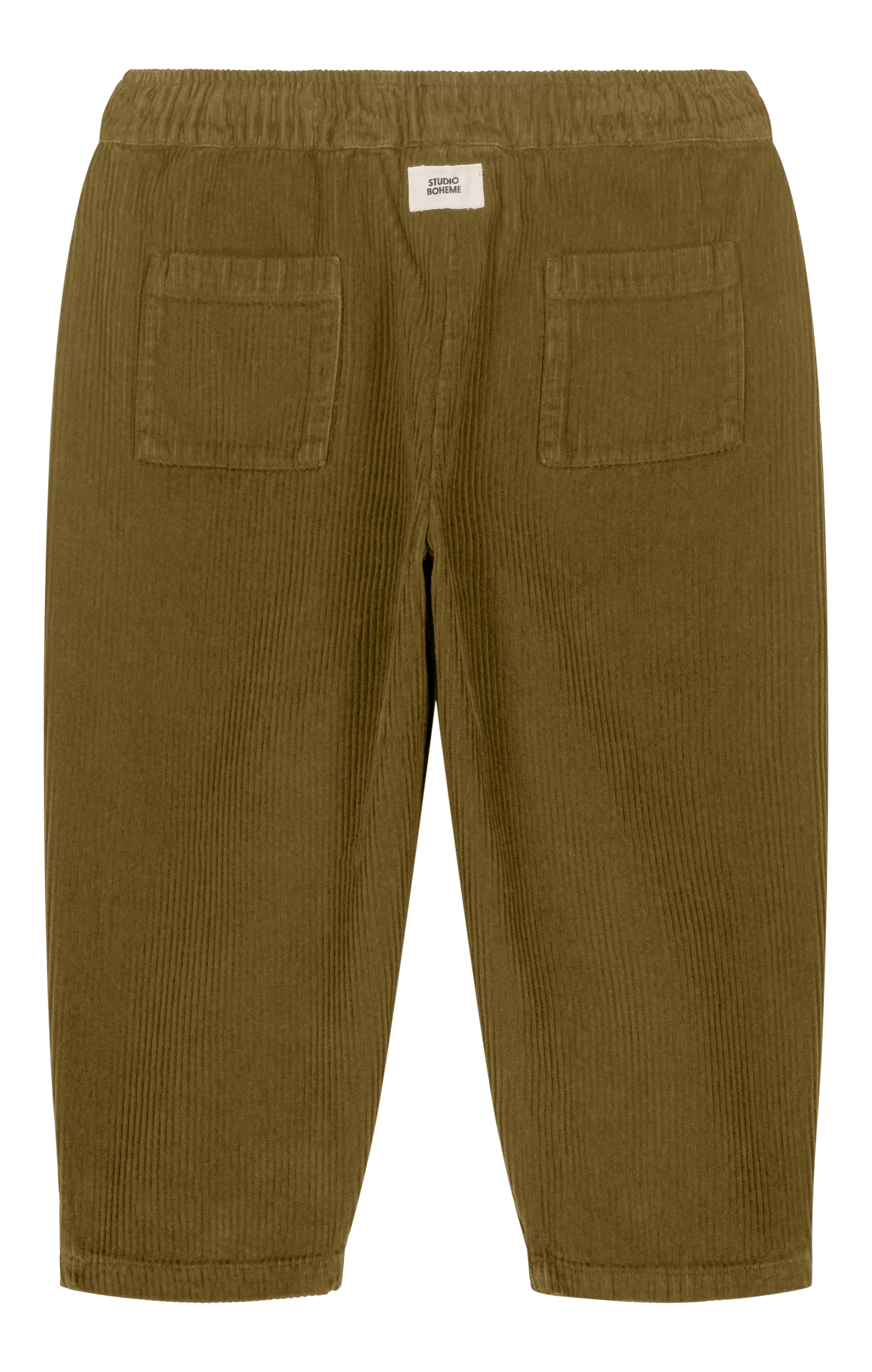 【STUDIO BOHEME】CARROT PANTS - GREEN NUTRIA