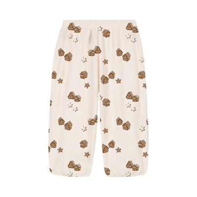 【STUDIO BOHEME】PORGY PANTS - ECRU  / CHRISTMAS FAIRY