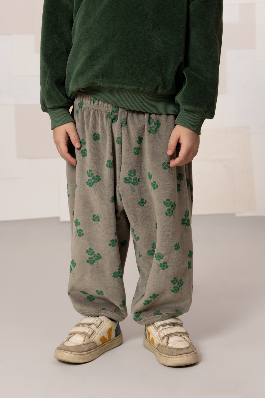 【STUDIO BOHEME】PORGY PANTS - GREY / CLOVERS