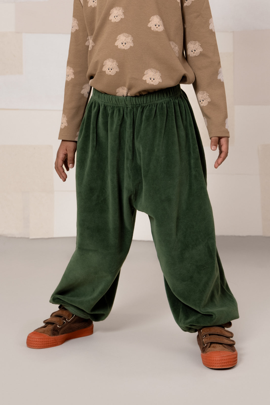 【STUDIO BOHEME】PORGY PANTS - GREEN CILANTRO