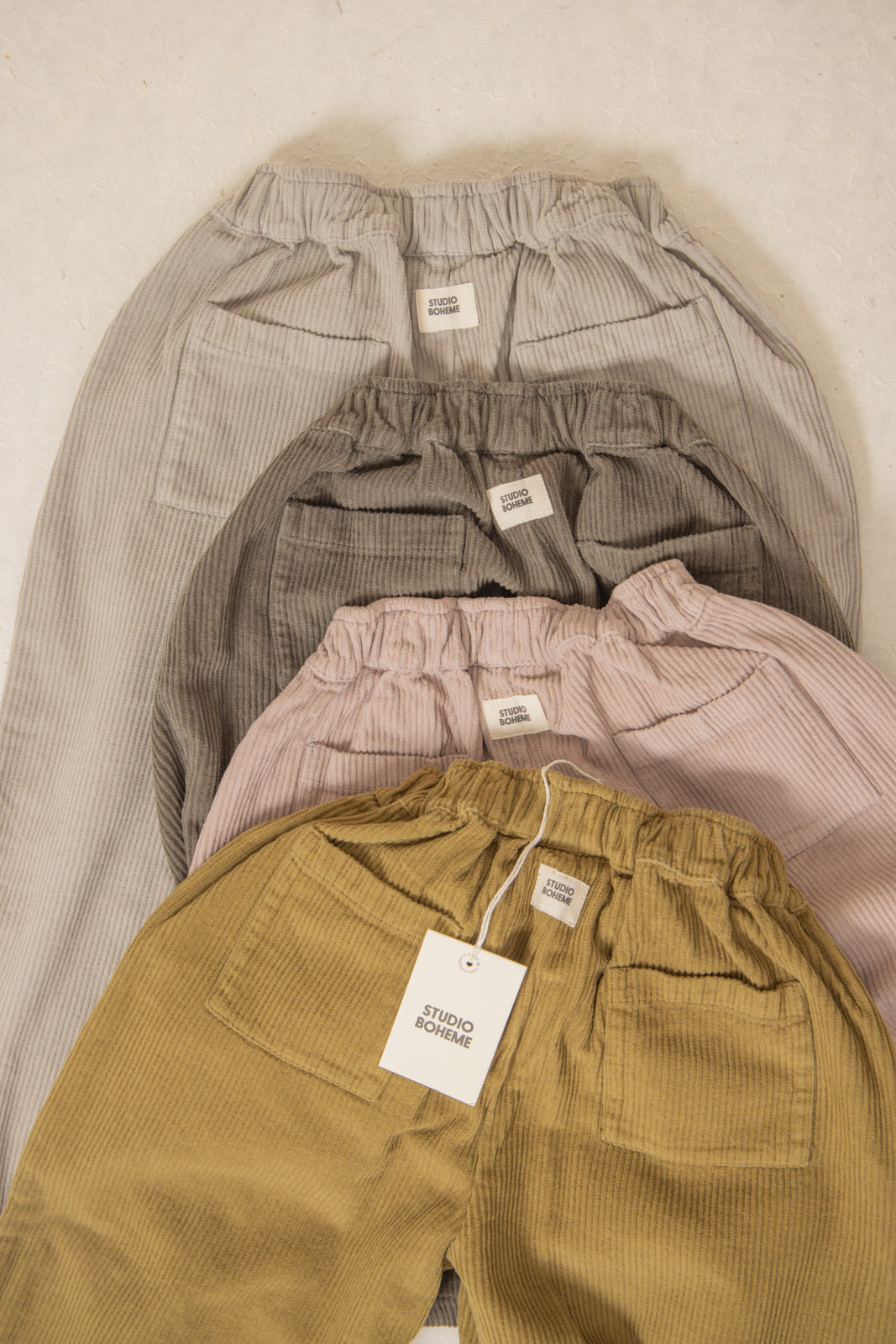 【STUDIO BOHEME】CARROT PANTS - LIGHT MAUVE