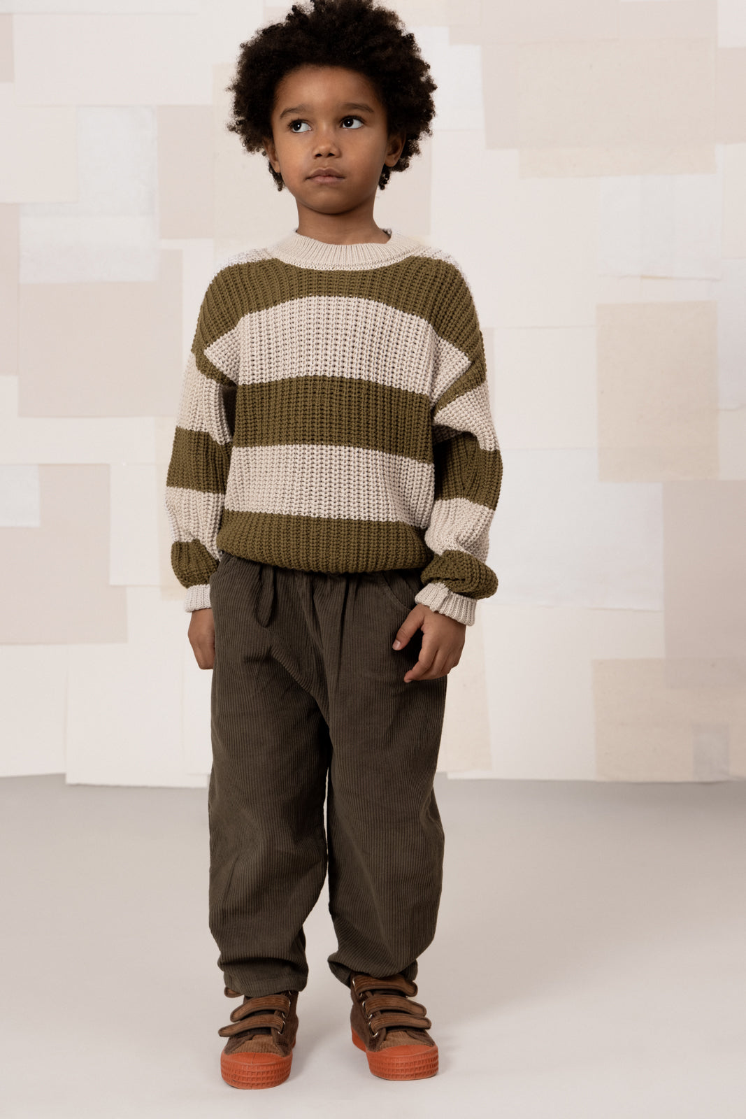 【STUDIO BOHEME】CARROT PANTS - DARK TAUPE