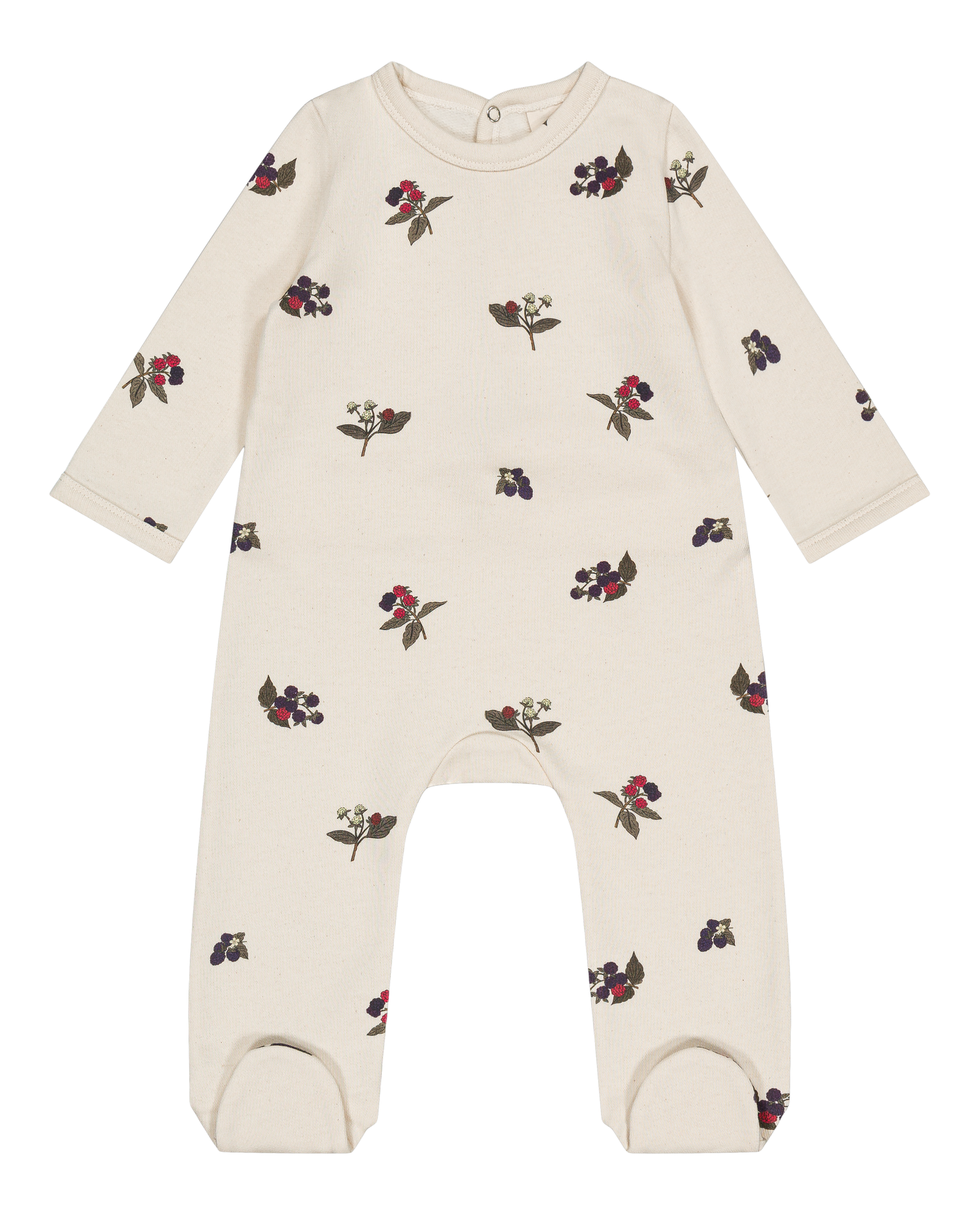 【STUDIO BOHEME】CHUBBY PYJAMAS - ECRU / BLACKBERRIES