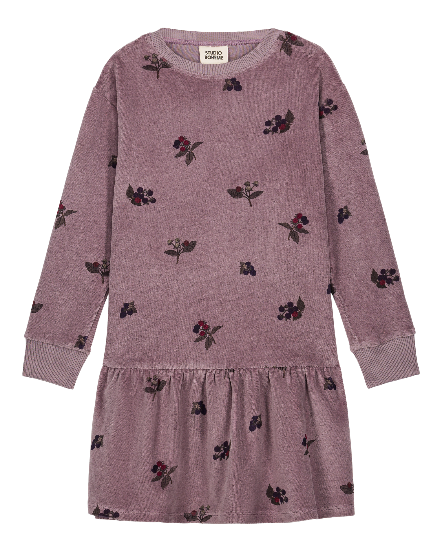 【STUDIO BOHEME】CHICAS DRESS - MAUVE / BLACKBERRIES