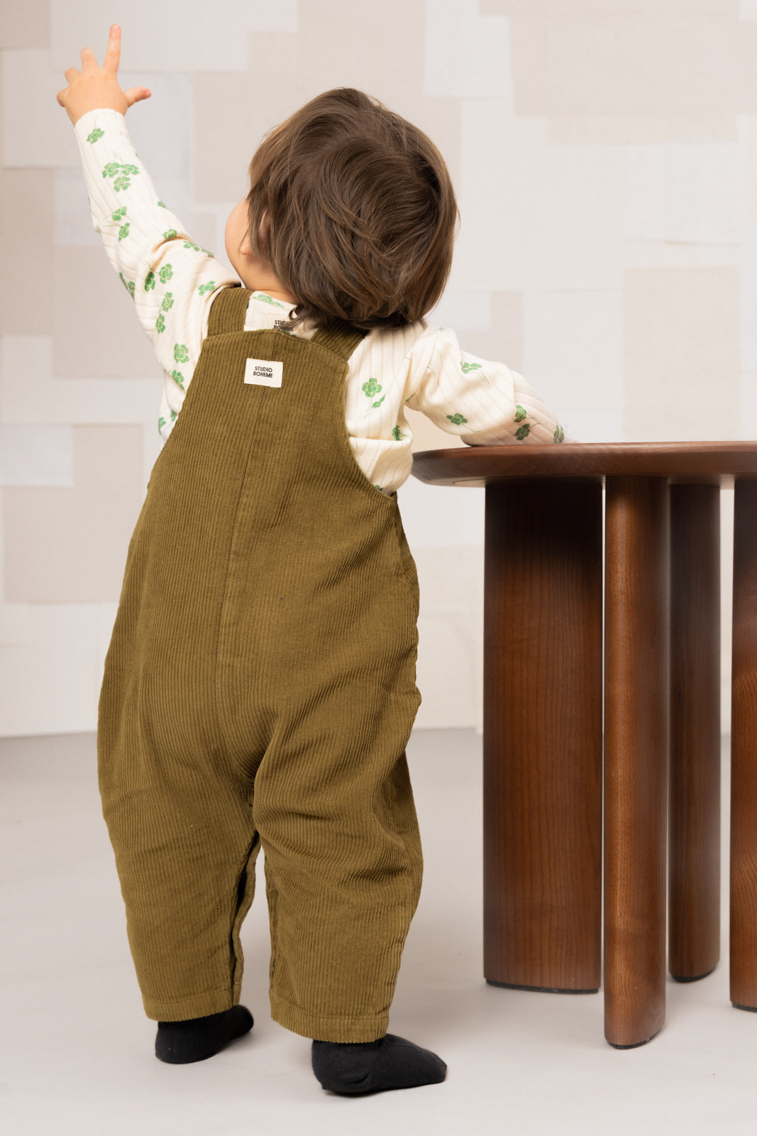 【STUDIO BOHEME】HOMER OVERALLS - GREEN NUTRIA