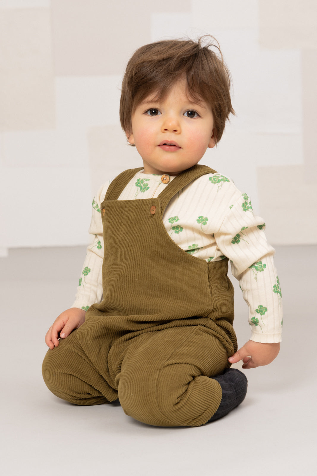 【STUDIO BOHEME】HOMER OVERALLS - GREEN NUTRIA