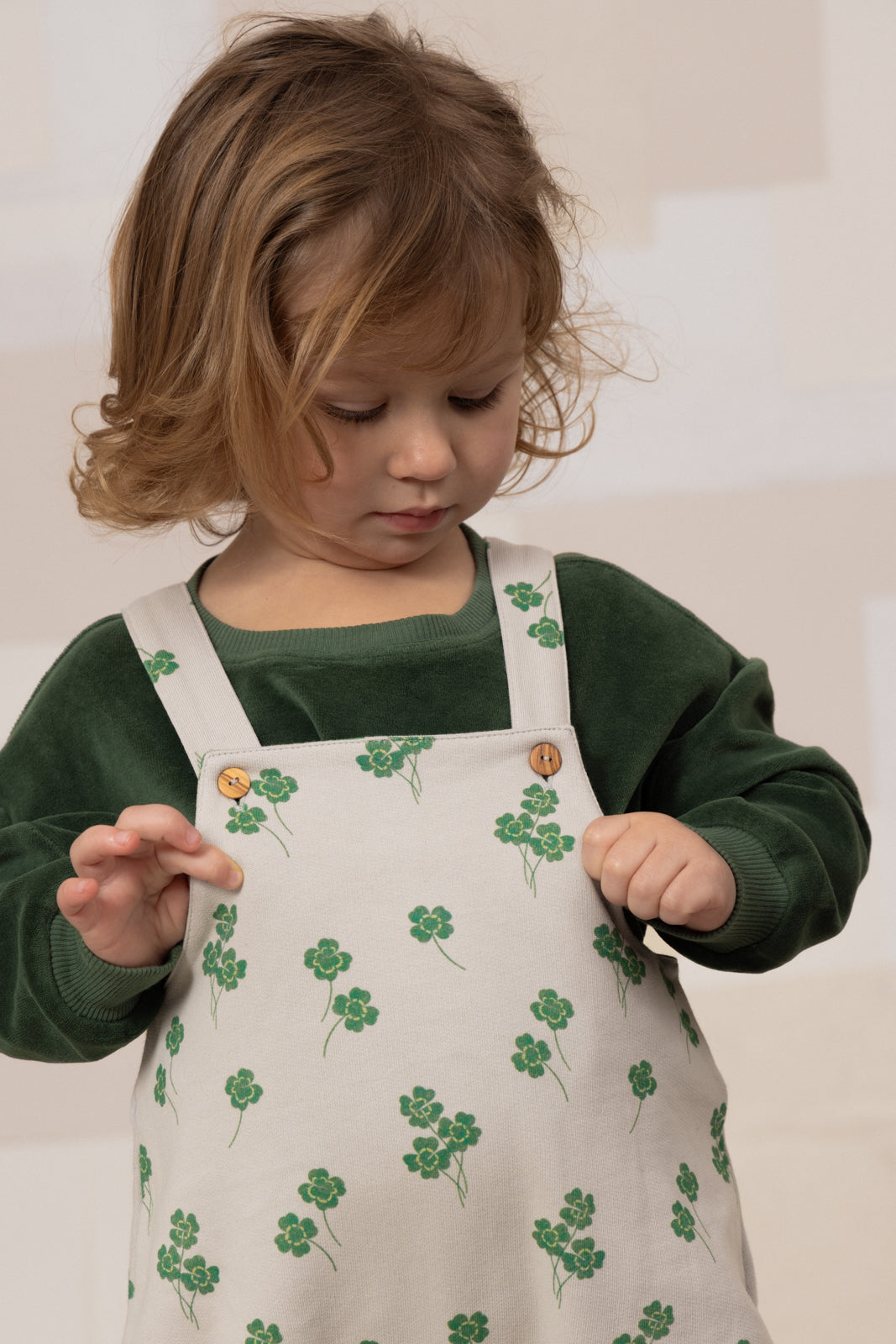 【STUDIO BOHEME】HOMER OVERALLS - GREY / CLOVERS