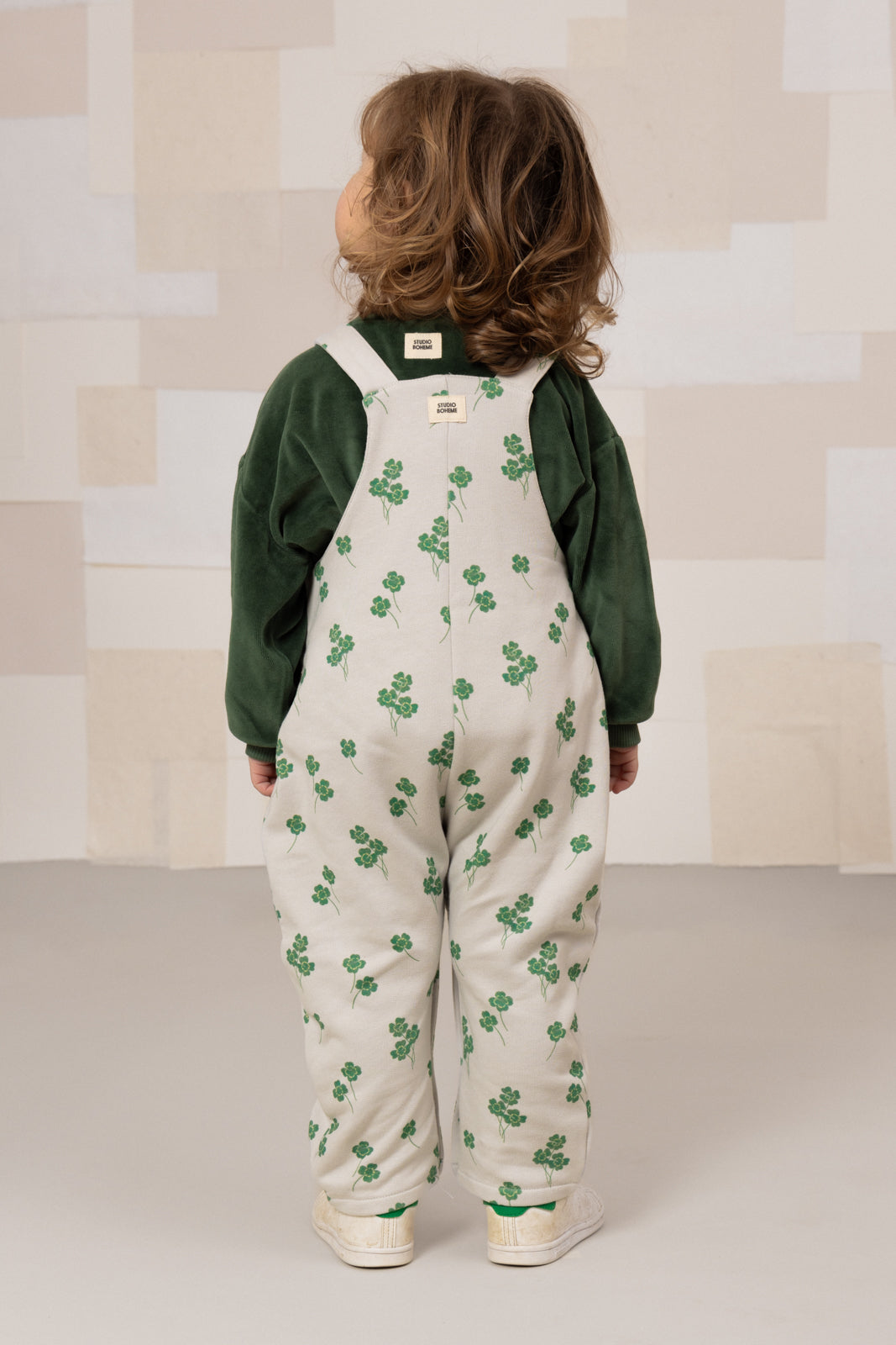 【STUDIO BOHEME】HOMER OVERALLS - GREY / CLOVERS