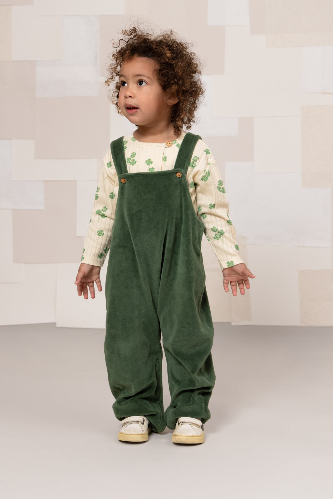 【STUDIO BOHEME】HOMER OVERALLS - GREEN CILANTRO