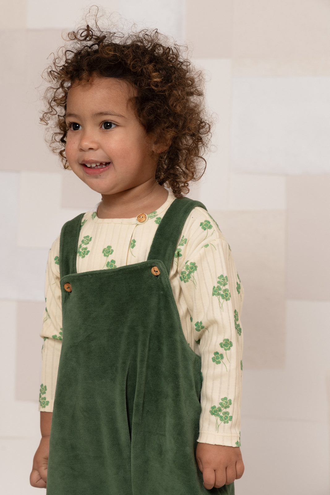 【STUDIO BOHEME】HOMER OVERALLS - GREEN CILANTRO
