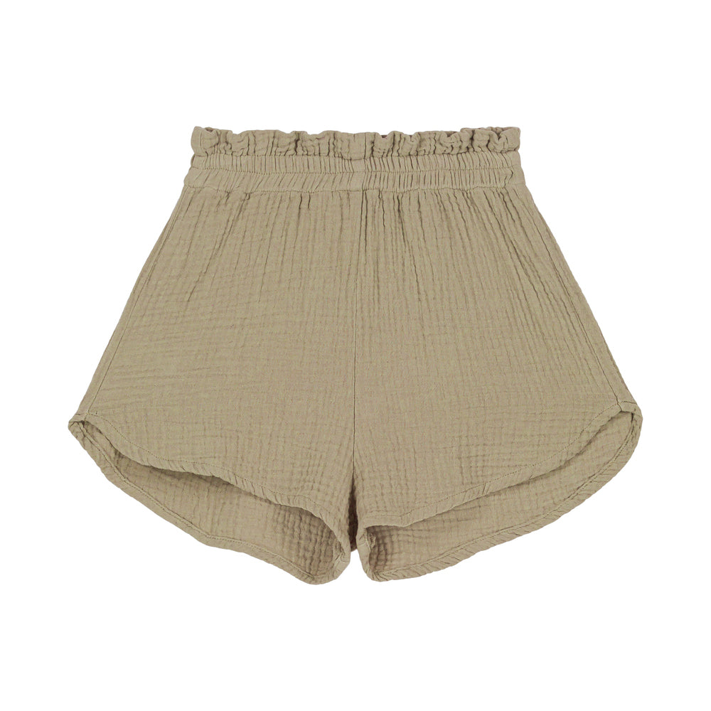 【STUDIO BOHEME】SHORTS GEORGETTE - GOLDEN GREEN