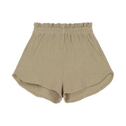 【STUDIO BOHEME】SHORTS GEORGETTE - GOLDEN GREEN