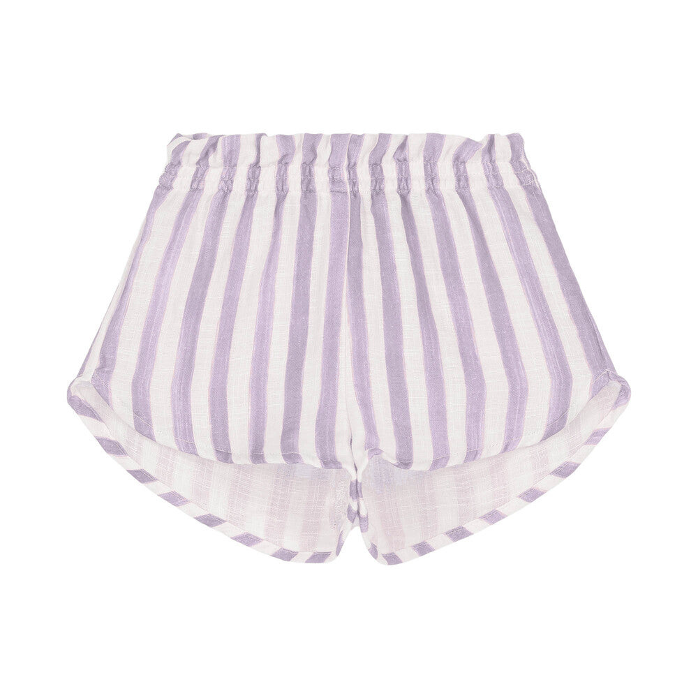 【STUDIO BOHEME】SHORTS GEORGETTE - IRIS STRIPES