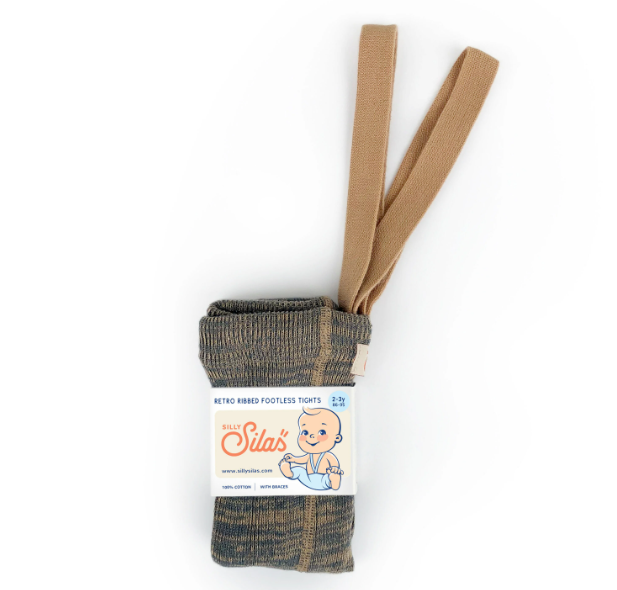 【SILLY Silas】シリーサイラス Footless Collection_Charcoaly Brown