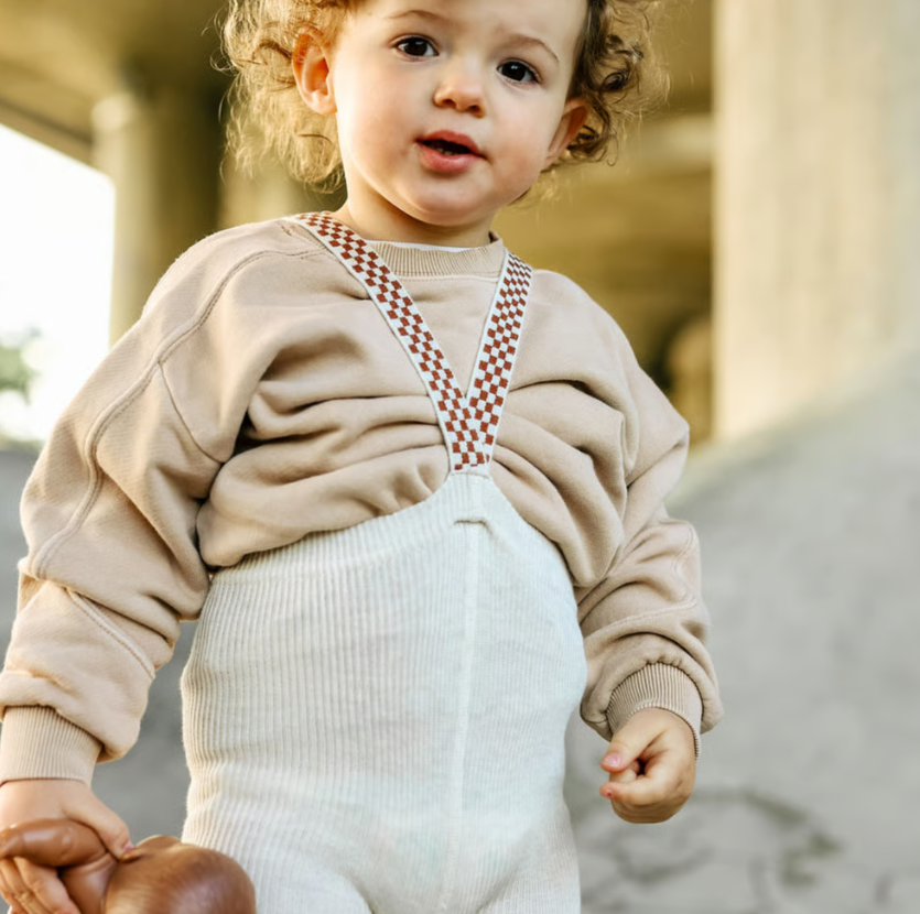 【SILLY Silas】シリーサイラス Footless Collection_Cream Checked