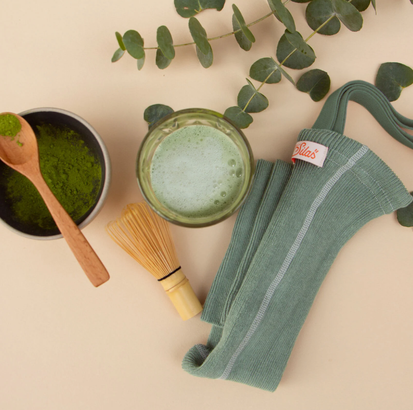 【SILLY Silas】シリーサイラス Footless Collection_Matcha Latte