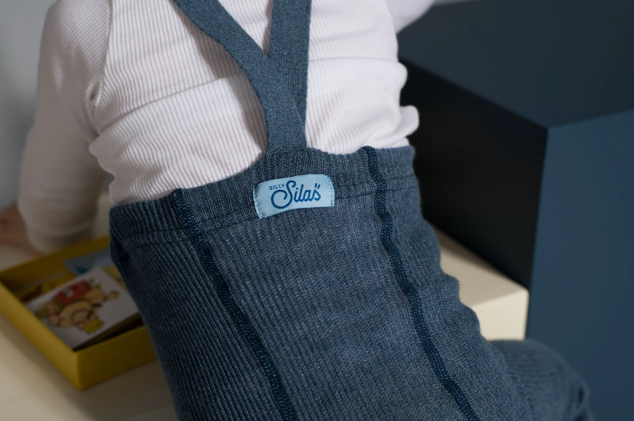 【SILLY Silas】シリーサイラス Footless Collection_Steel Blue Blend