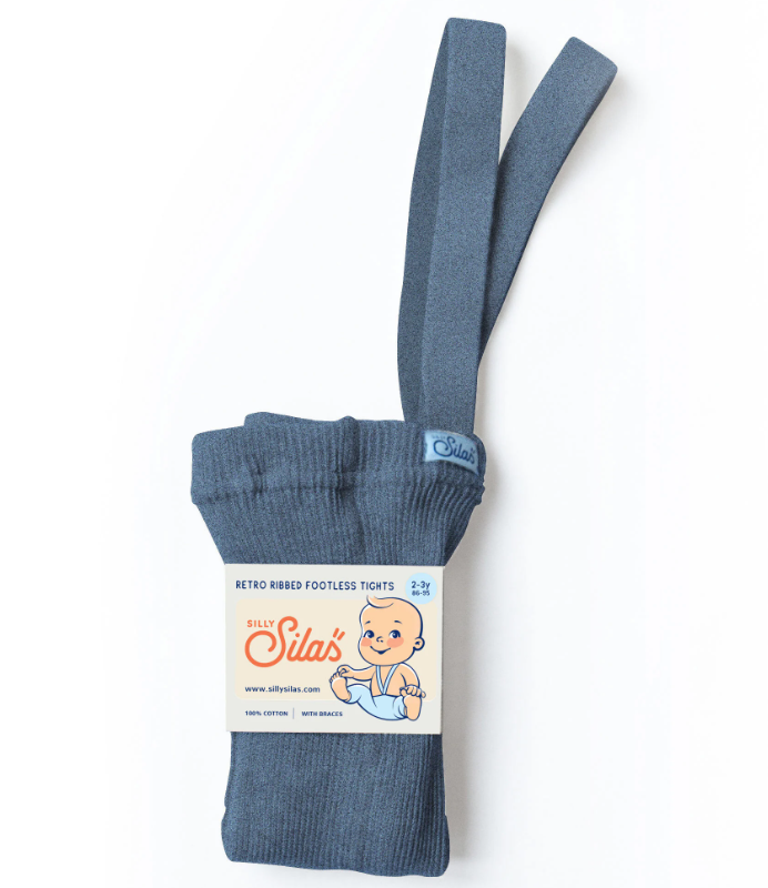 【SILLY Silas】シリーサイラス Footless Collection_Steel Blue Blend