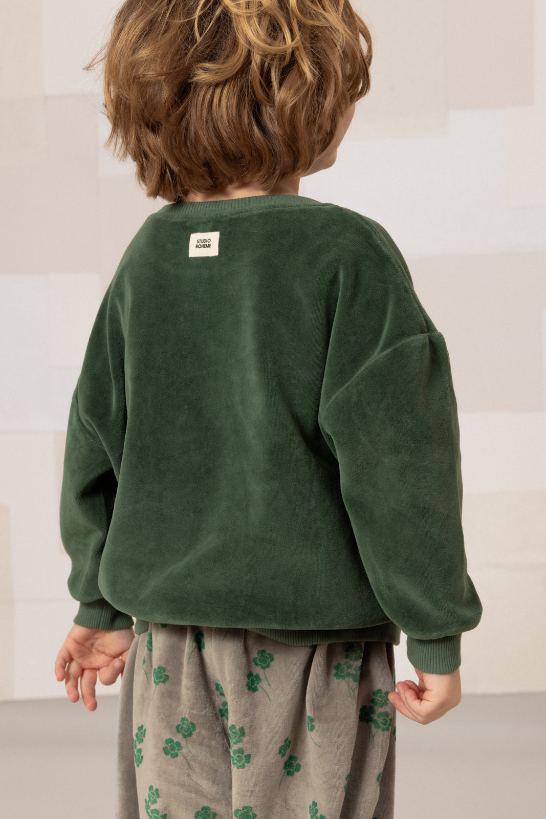 【STUDIO BOHEME】BART SWEAT-SHIRT - GREEN CILANTRO