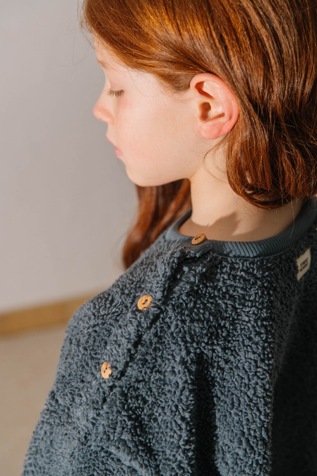 【STUDIO BOHEME】OURS SWEAT-SHIRT - GREY BLUE