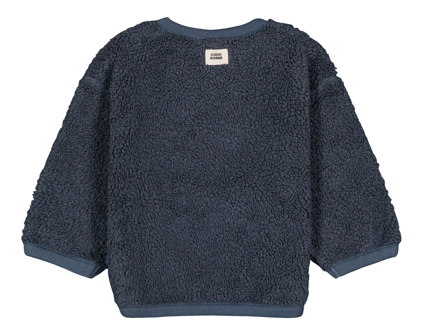 【STUDIO BOHEME】OURS SWEAT-SHIRT - GREY BLUE
