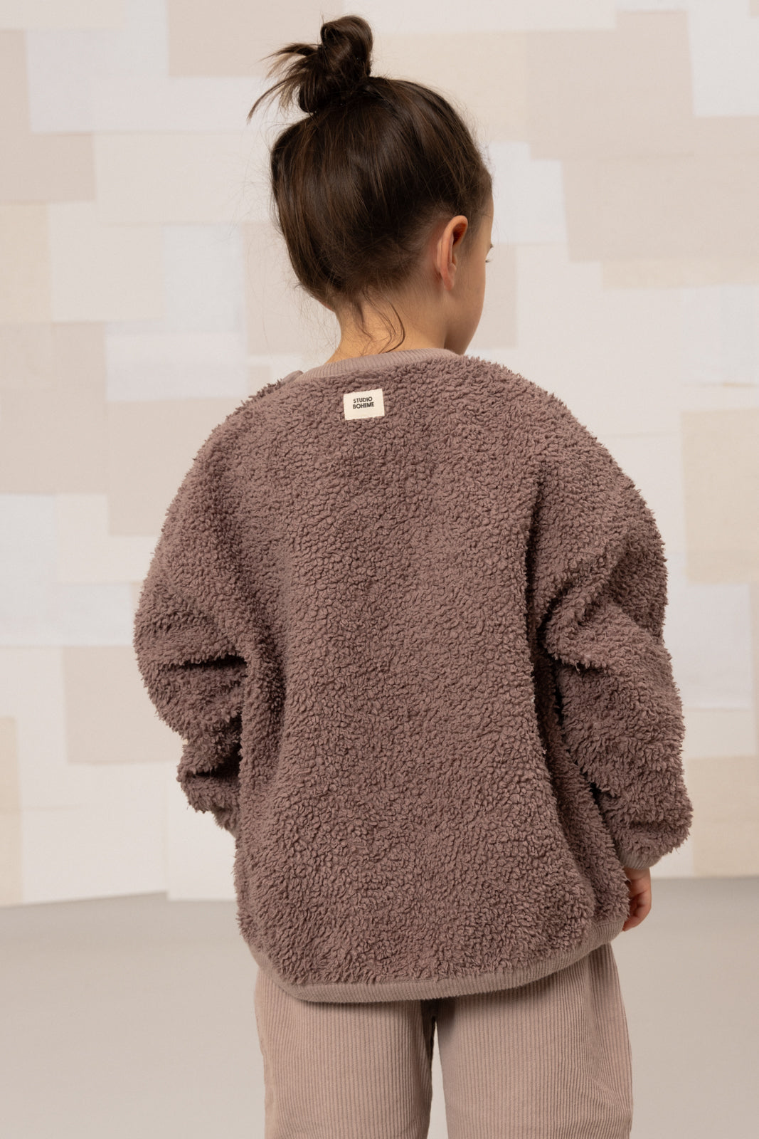 【STUDIO BOHEME】OURS SWEAT-SHIRT - MAUVE
