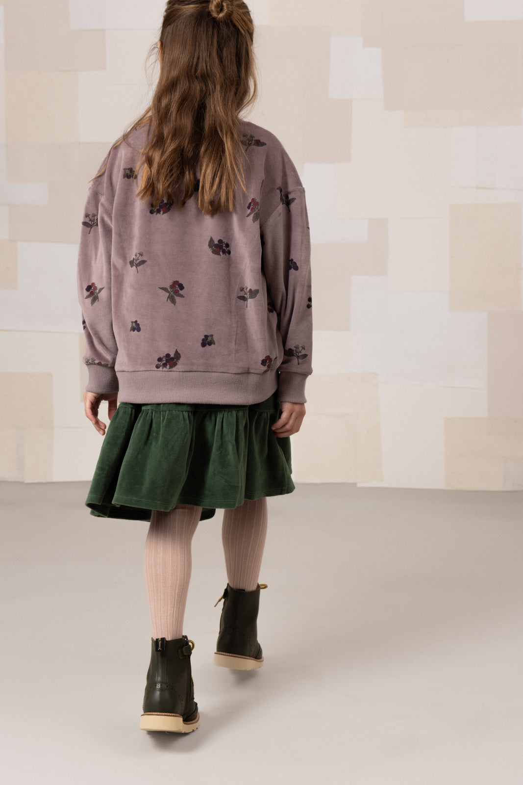 【STUDIO BOHEME】BART SWEAT-SHIRT - MAUVE / BLACKBERRIES