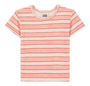 【STUDIO BOHEME】TSHIRT ESSENTIAL - PINK / RED STRIPES