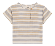 【STUDIO BOHEME】T-SHIRT ORSO - BLUE / GOLD STRIPES