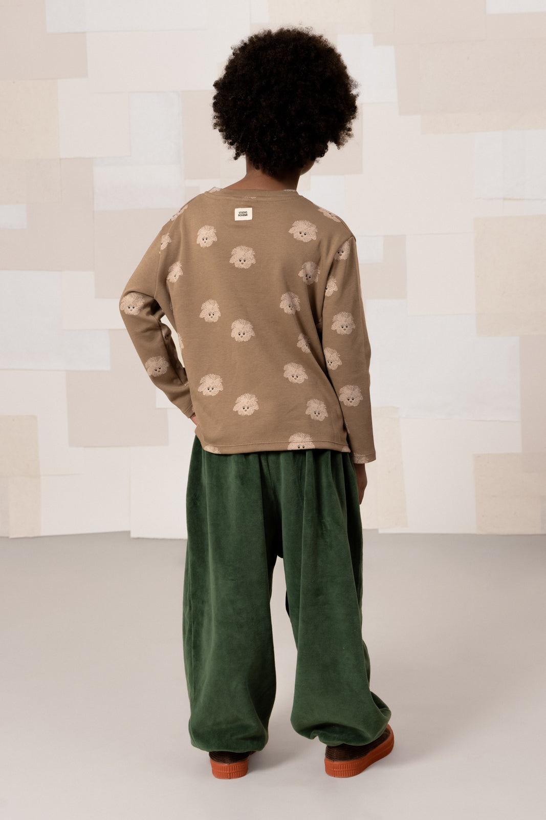 【STUDIO BOHEME】PORGY PANTS - GREEN CILANTRO