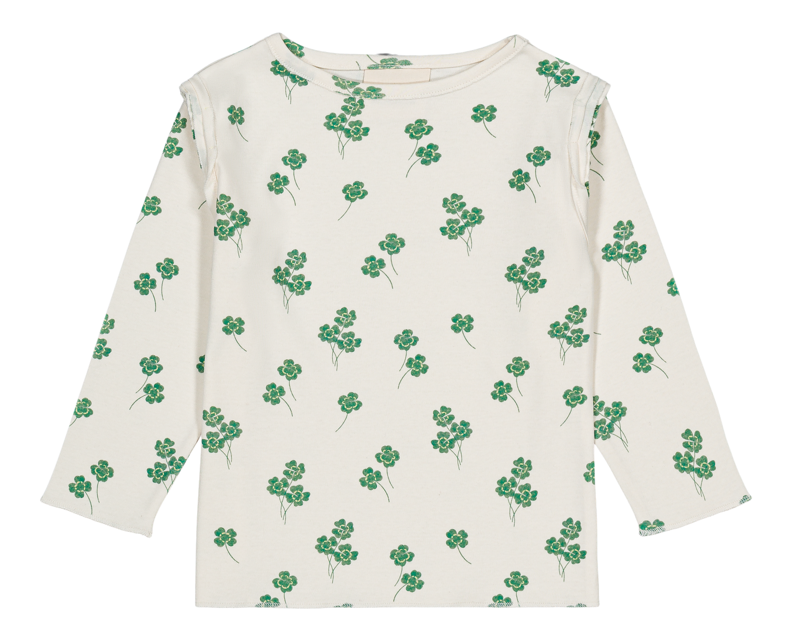 【STUDIO BOHEME】LALA T-SHIRT - ECRU / CLOVERS