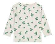 【STUDIO BOHEME】LALA T-SHIRT - ECRU / CLOVERS