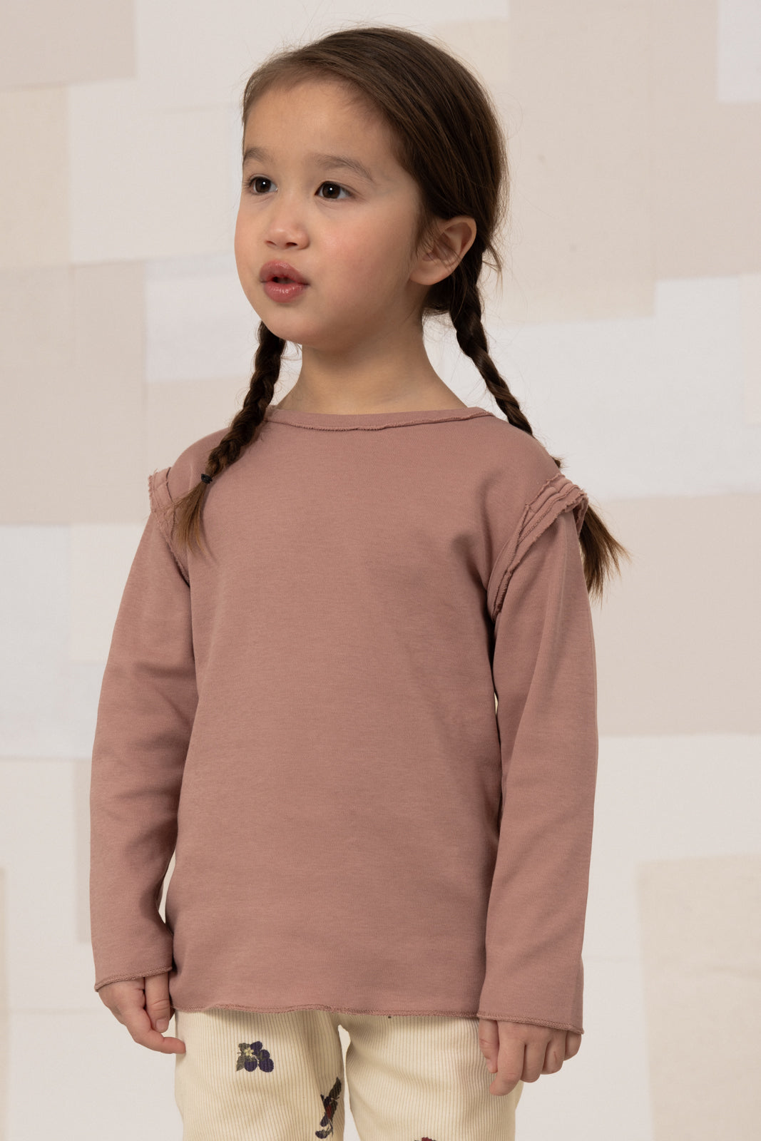 【STUDIO BOHEME】LALA T-SHIRT - ROSEWOOD