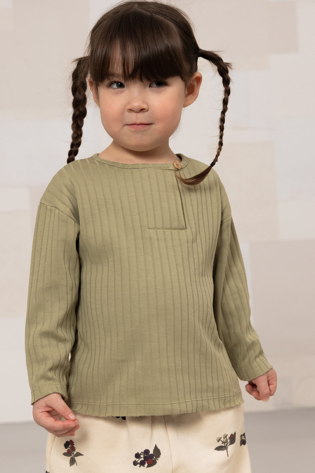 【STUDIO BOHEME】ORSO T-SHIRT - GREEN ALOE