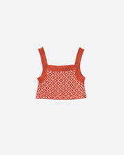 【Son and Daughter】 Tabba Knit Crop Top