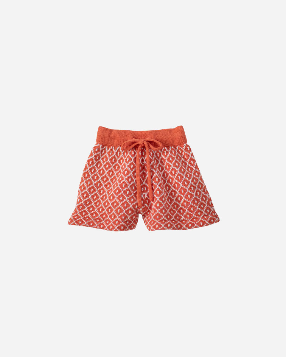 【Son and Daughter】 Tabba Knit Short