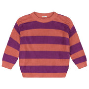 【YUKI】Stripes Knitted Sweater - SORBET