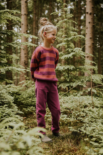 【YUKI】Stripes Knitted Sweater - SORBET