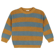 【YUKI】Stripes Knitted Sweater - SUNSET
