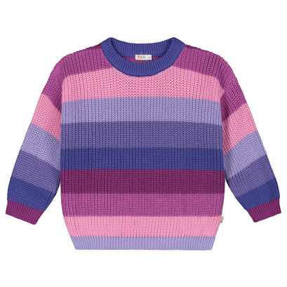 【YUKI】Stripes Knitted Sweater - SWEET GALLERY