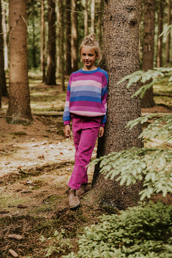 【YUKI】Stripes Knitted Sweater - SWEET GALLERY