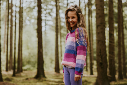 【YUKI】Stripes Knitted Sweater - SWEET GALLERY