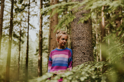 【YUKI】Stripes Knitted Sweater - SWEET GALLERY