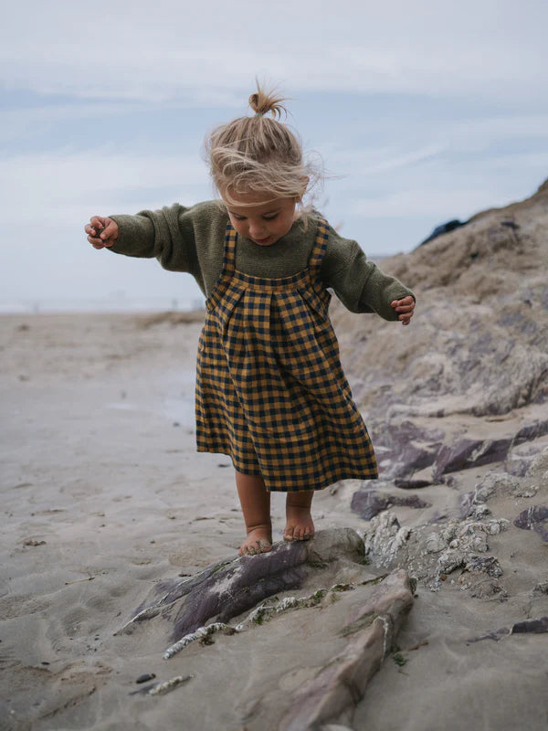 【ORGANIC ZOO】Artichoke Shoulder Button Wool Jumper